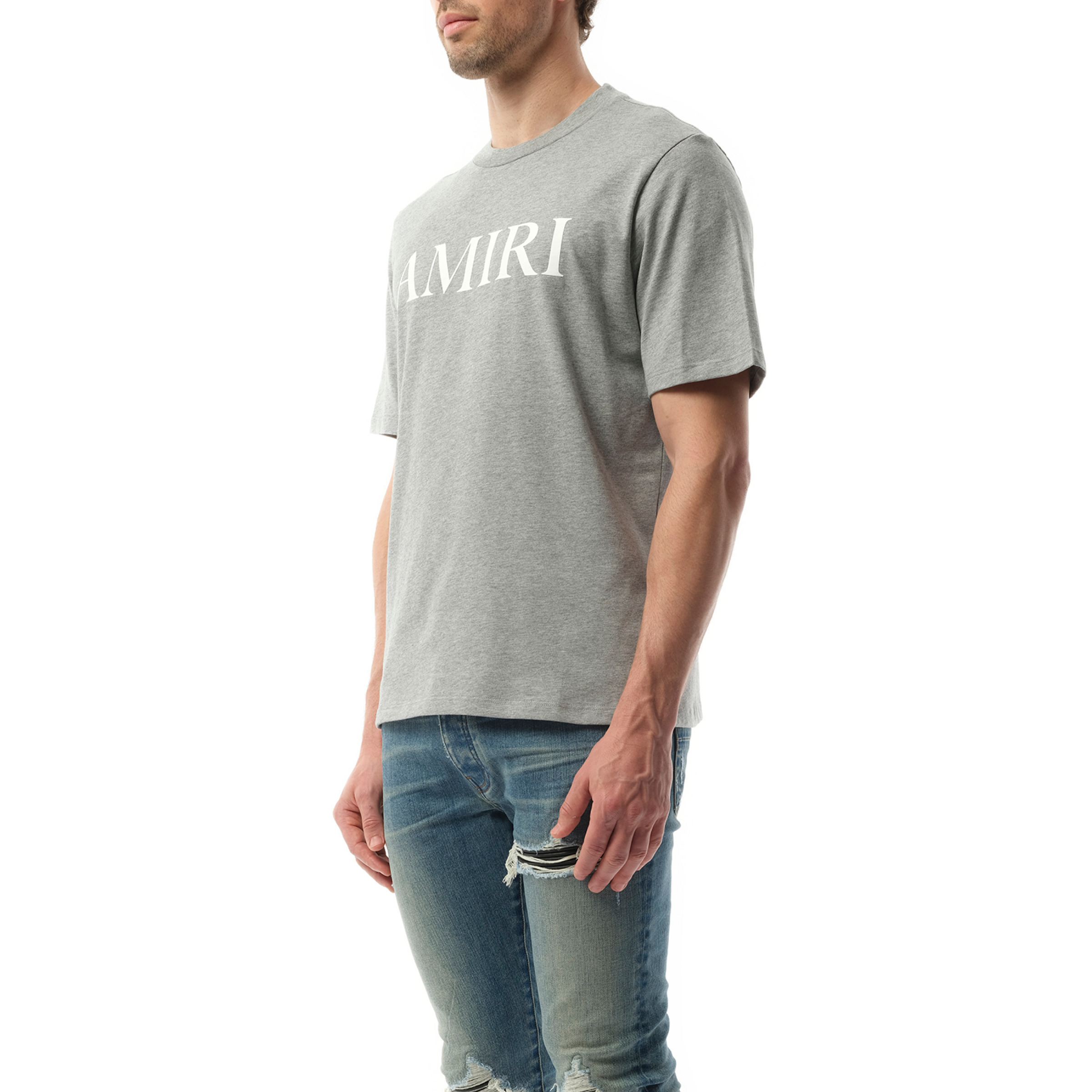 Amiri Core Logo T-Shirt in Grey - 5