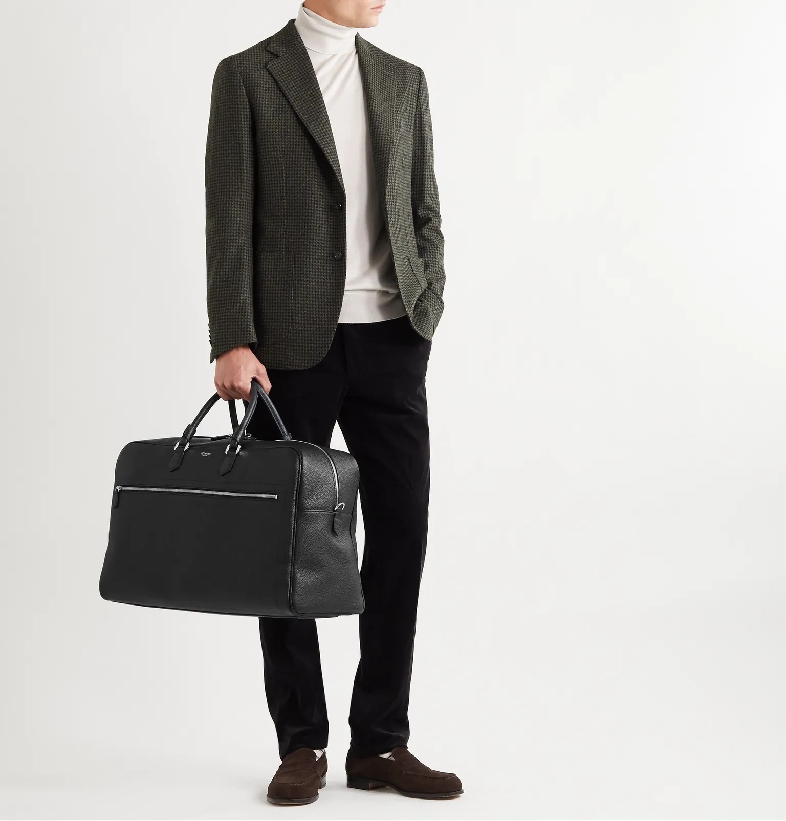 Full-Grain Leather Holdall - 2