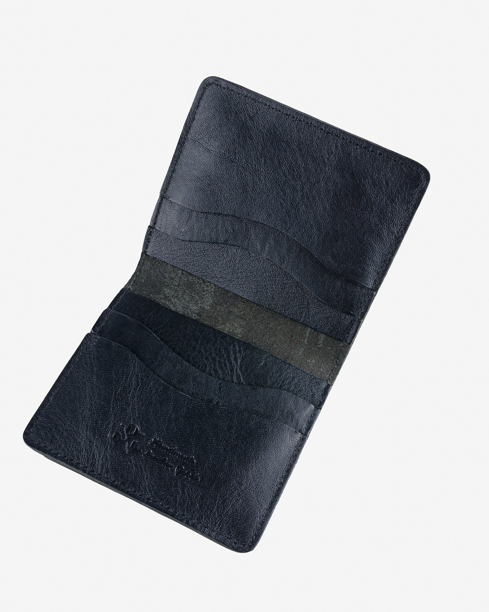 OGL-CONDOR-OB-TBLK OGL Condor Bifold Wallet with Outer Bill Slot - Tumbled Black - 4