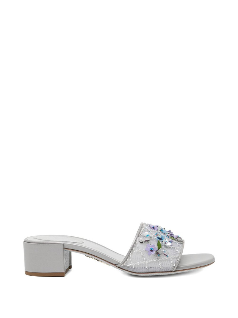 40mm floral-appliqué sandals 1