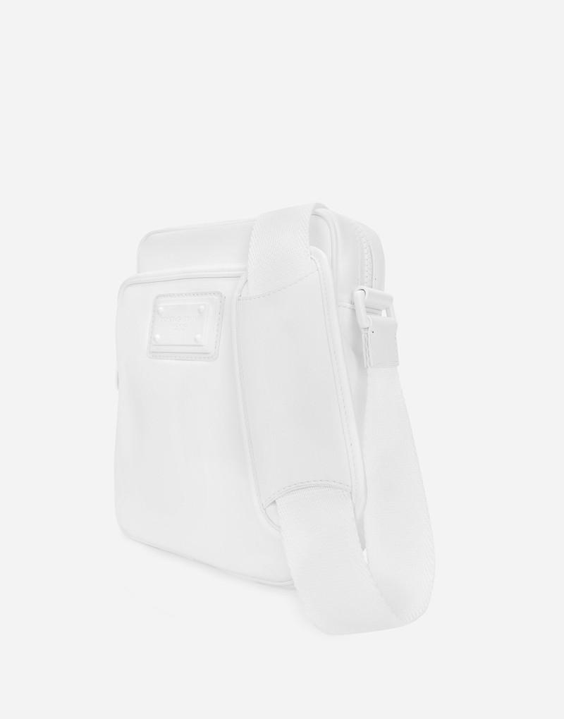 Faux leather crossbody bag BLANCO DOLCE&GABBANA 7