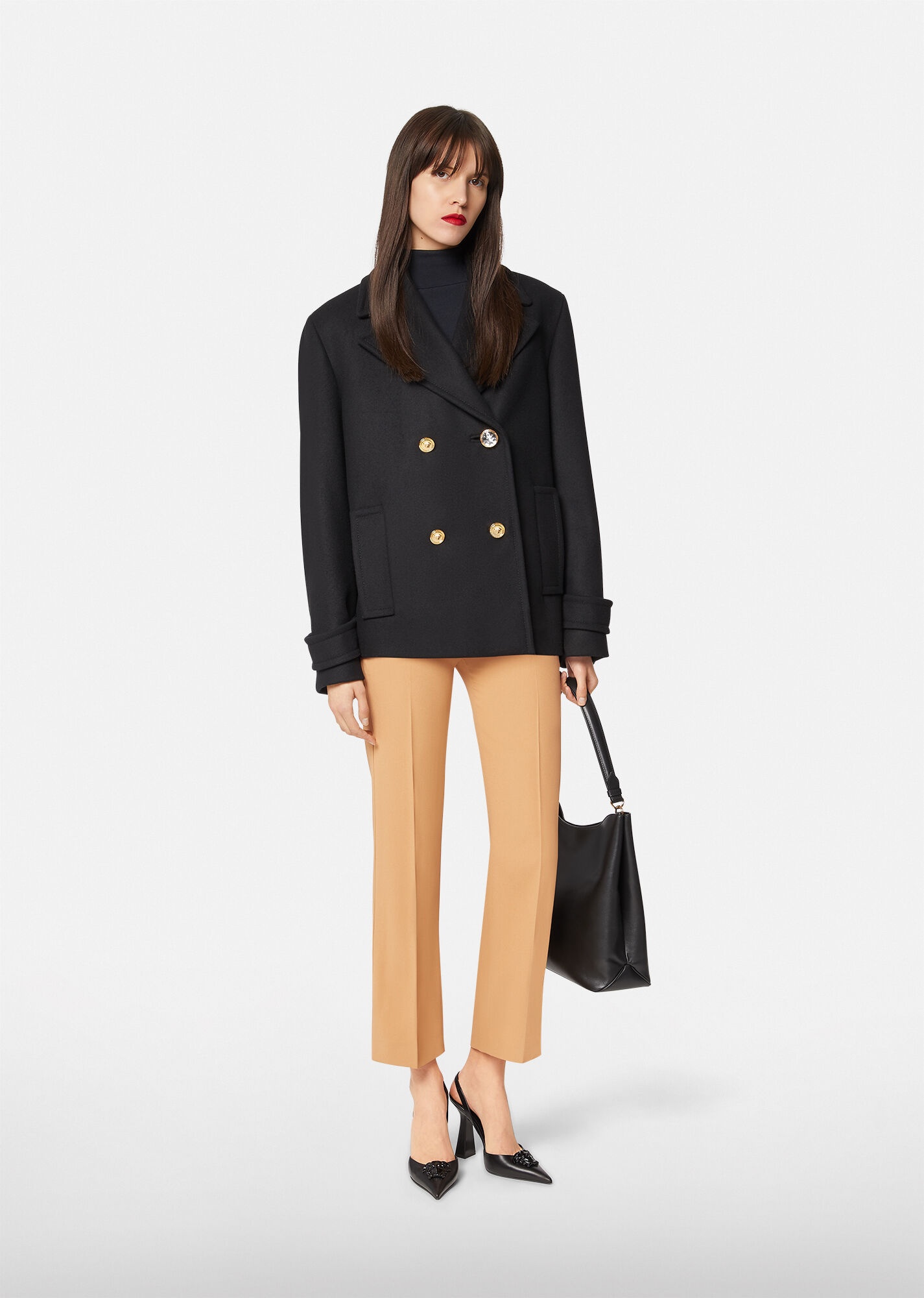 Satin Flared Pants - 4