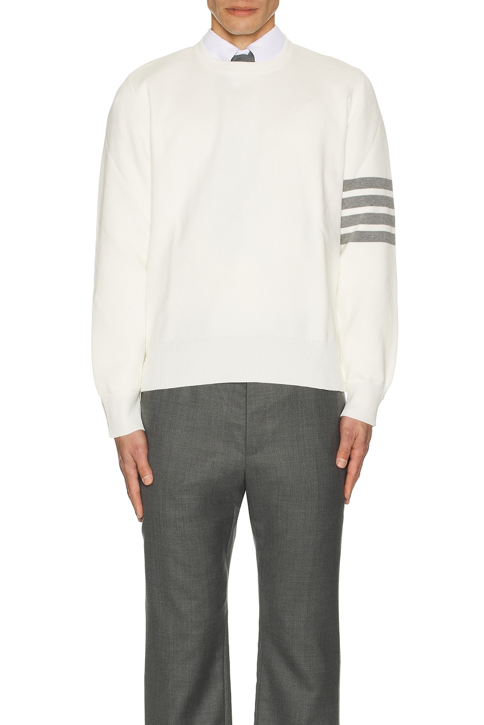 Milano Stitch Crew Neck Pullover - 3