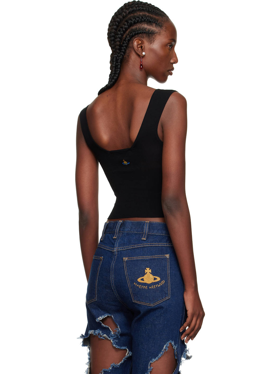 Black Sole Bodice Top - 3