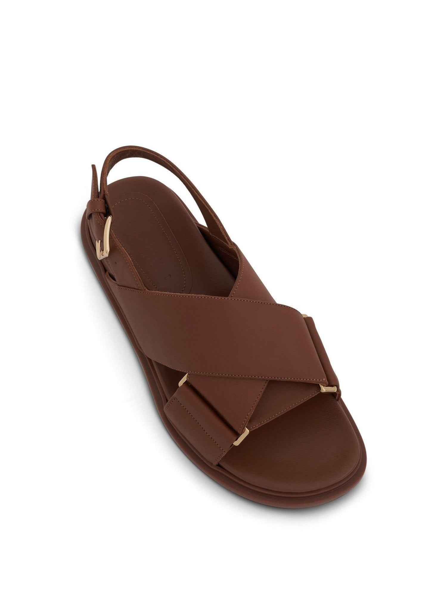 Fussbett Criscross Sandal in Gold Brown - 4