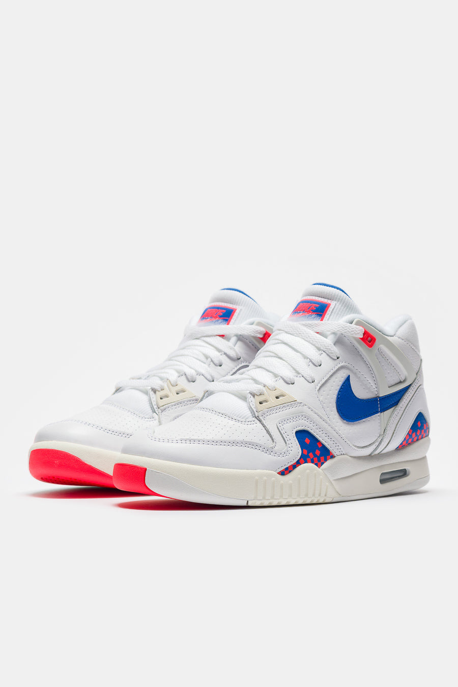 Air Tech Challenge 2 Sneaker in White/Royal Blue/Laser Crimson - 2