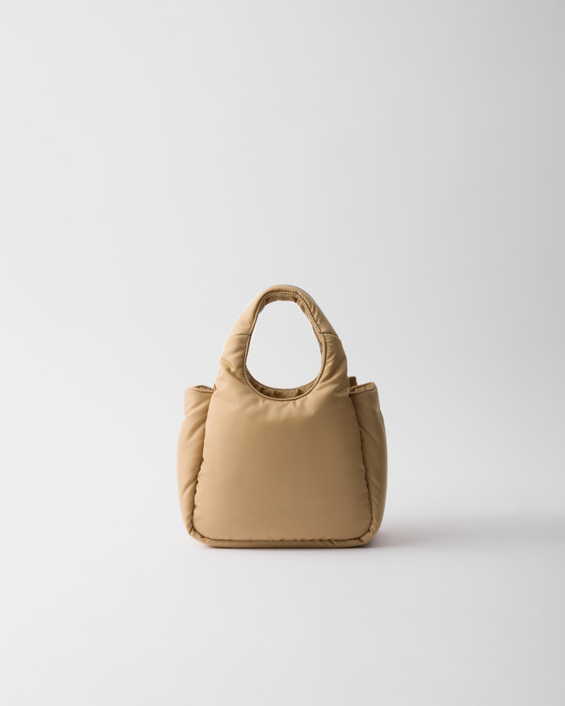 Padded Re-Nylon mini-bag with bow 3