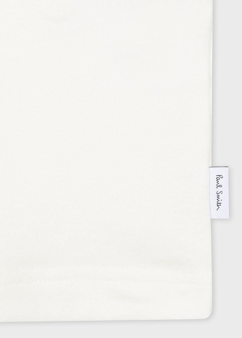 Paul Smith White Contrast-Placket Polo Shirt outlook