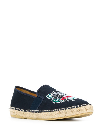 KENZO embroidered Tiger espadrilles outlook