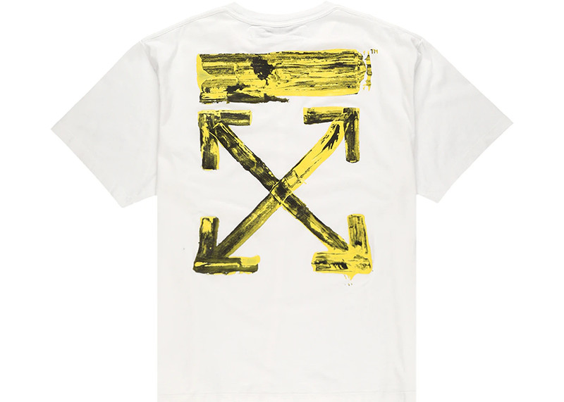 Off-White OFF-WHITE Oversized Acrylic Arrows S/S T-Shirt White/Yellow outlook