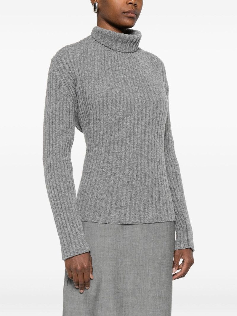 ribbed roll-neck sweater 3