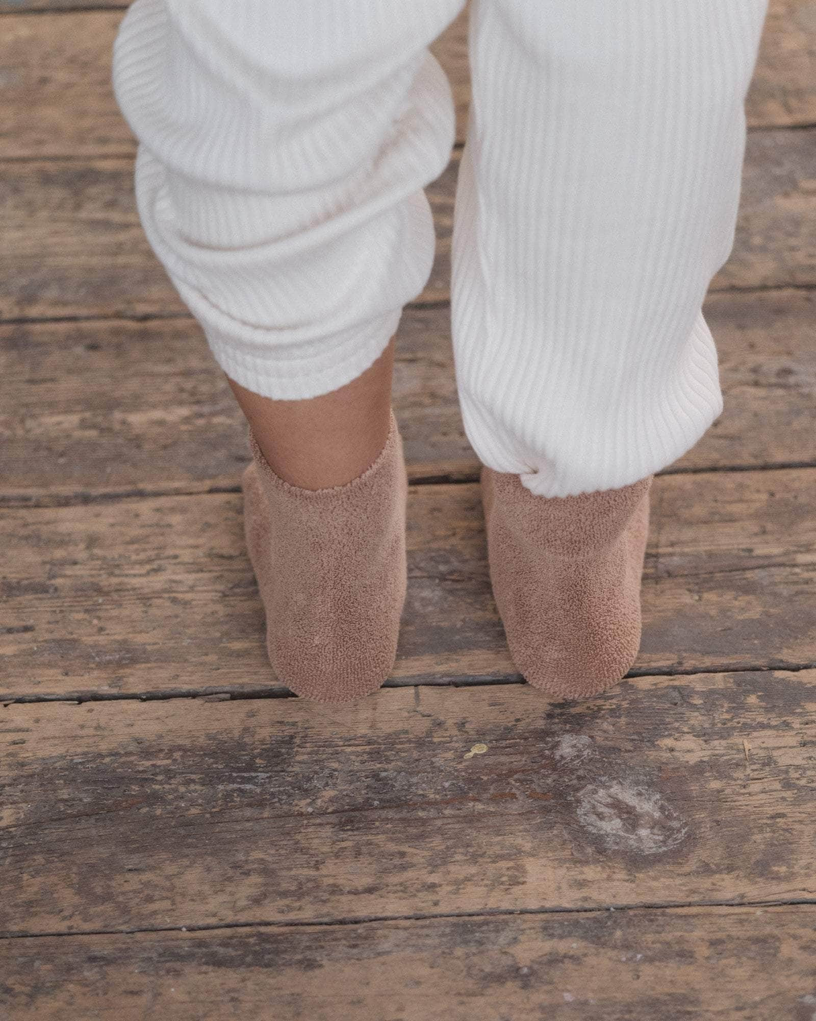 Buckle Overankle Socks - Textured Organic Cotton - 3