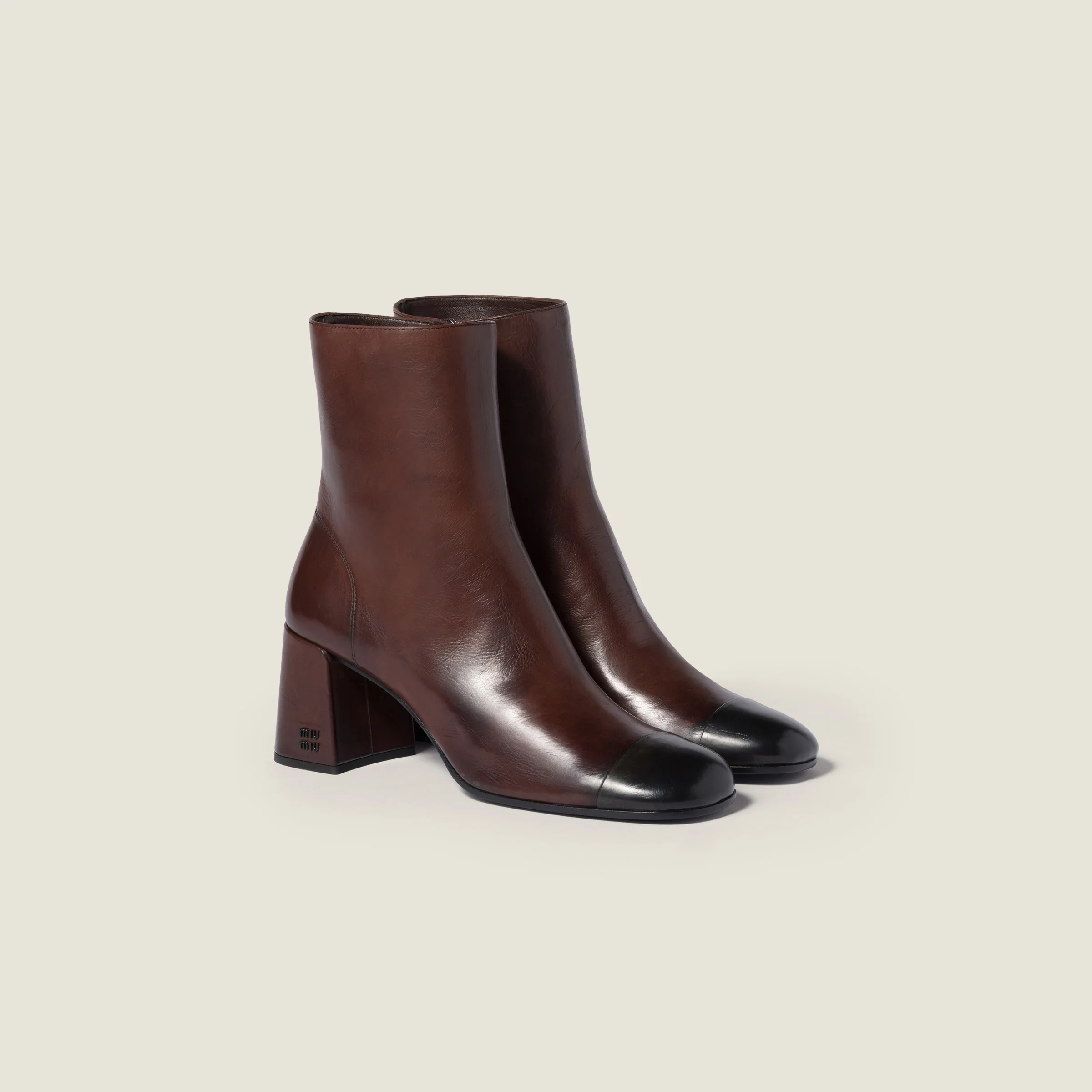 Nappa leather booties - 1