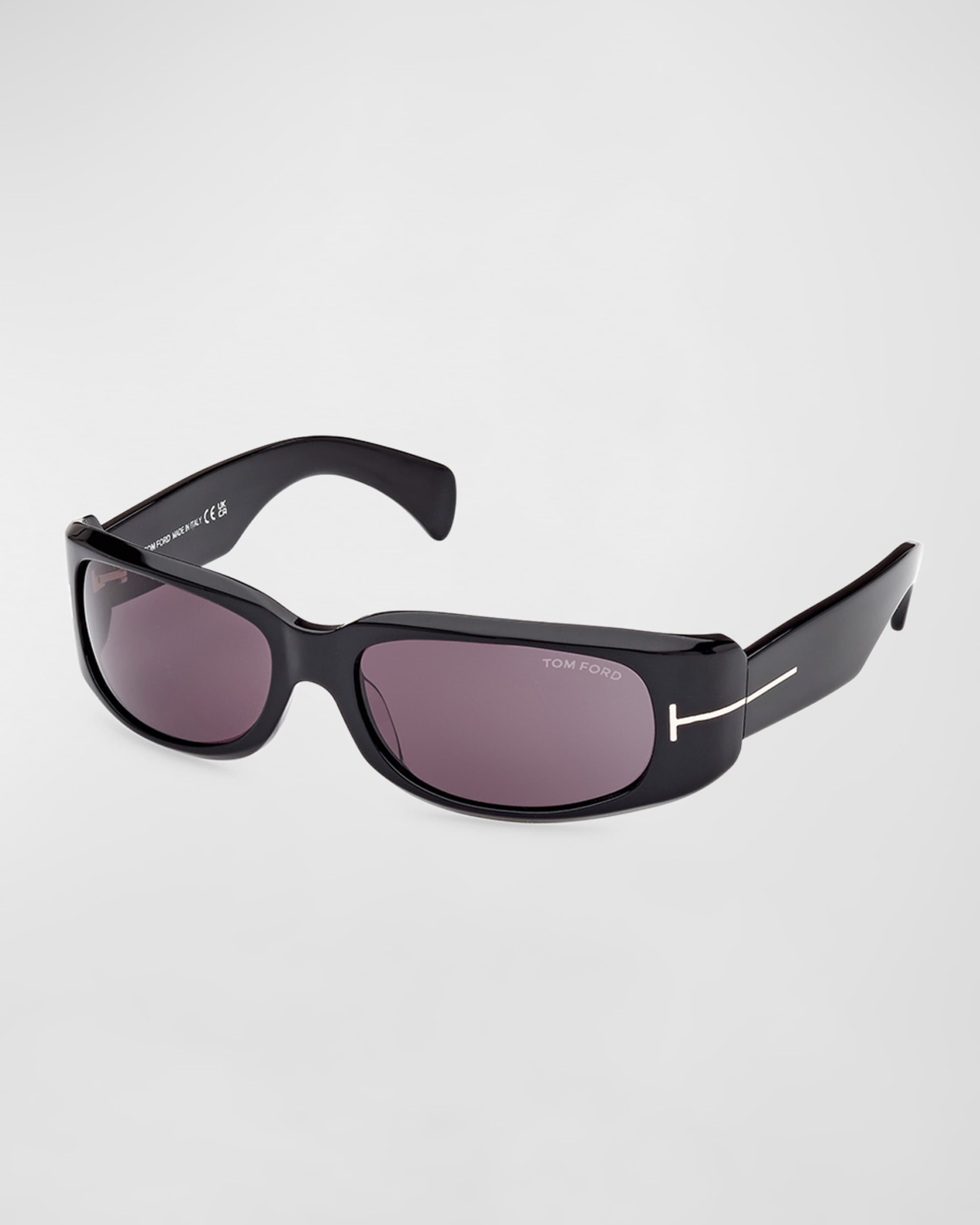 Corey Acetate & Plastic Wrap Sunglasses - 1