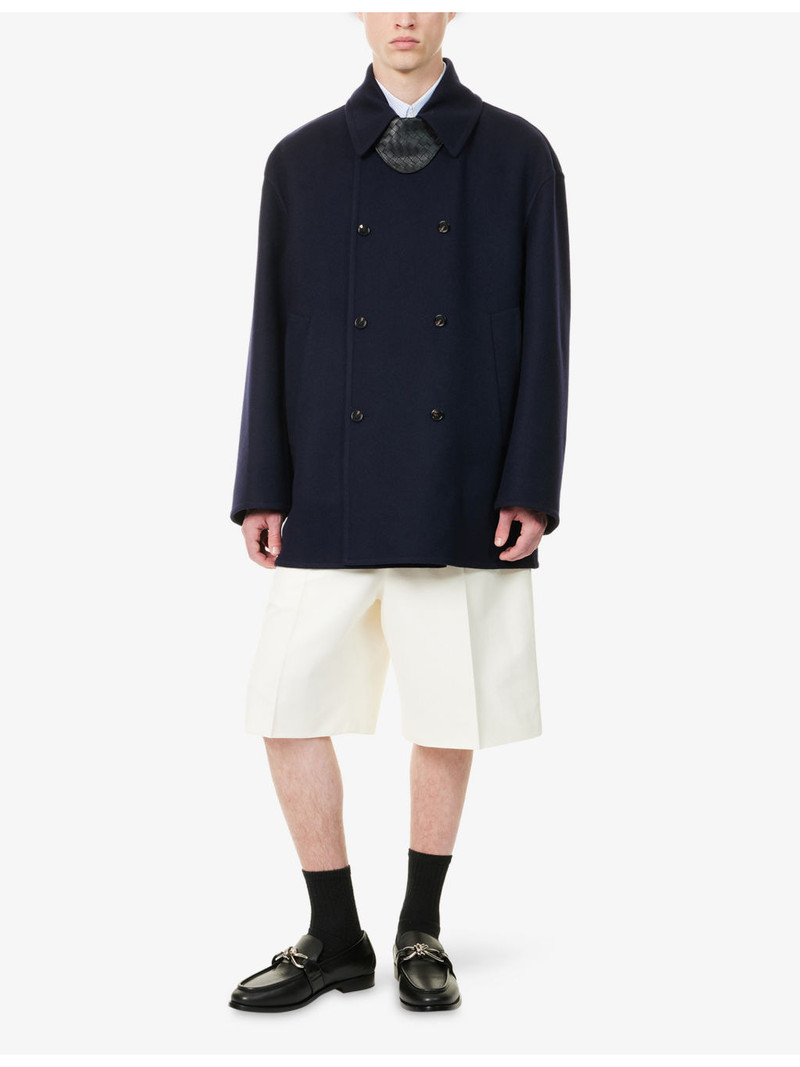 Bottega Veneta Oversized Double-Cashmere Caban Coat outlook