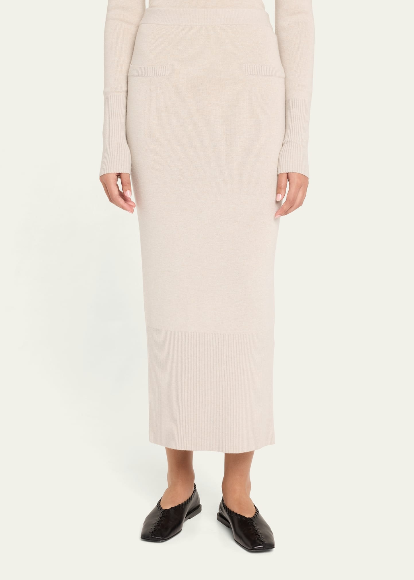 Gia Ribbed Midi Skirt - 4