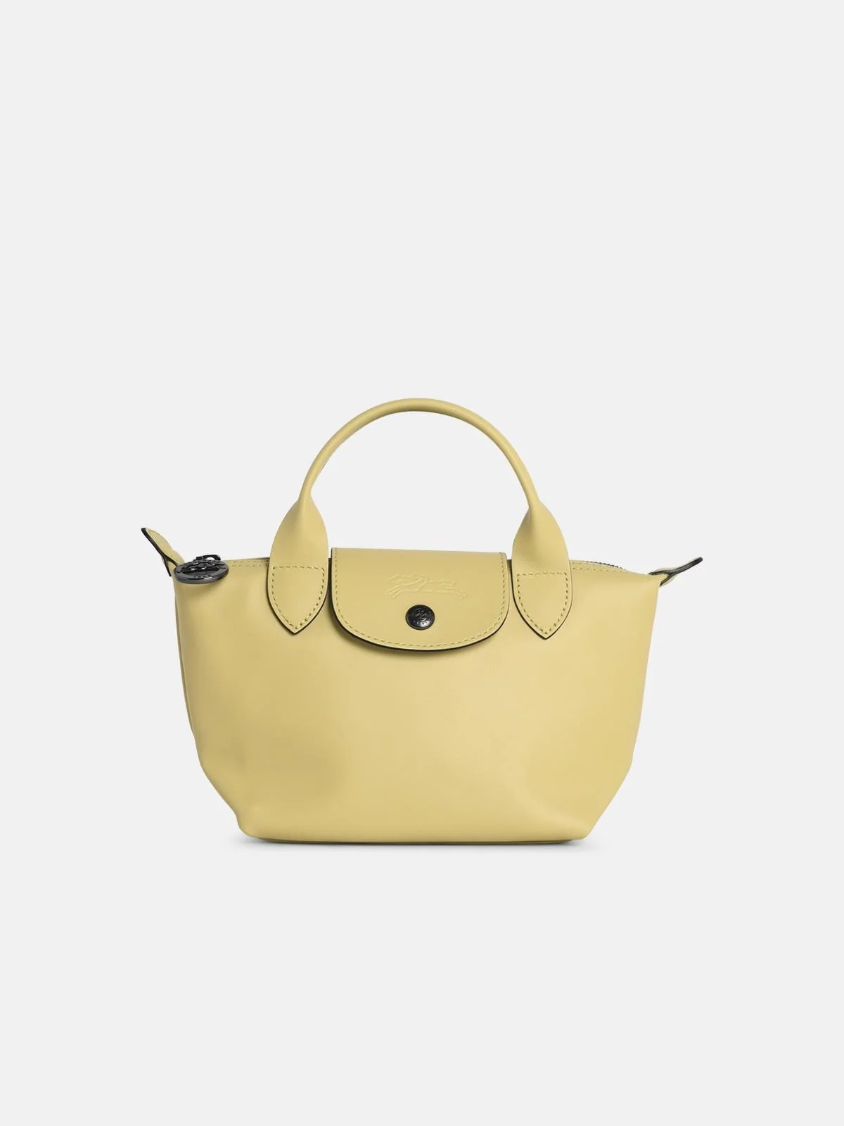 PISTACHIO LEATHER BAG WITH 'XS LE PLIAGE XTRA' HANDLE - 1