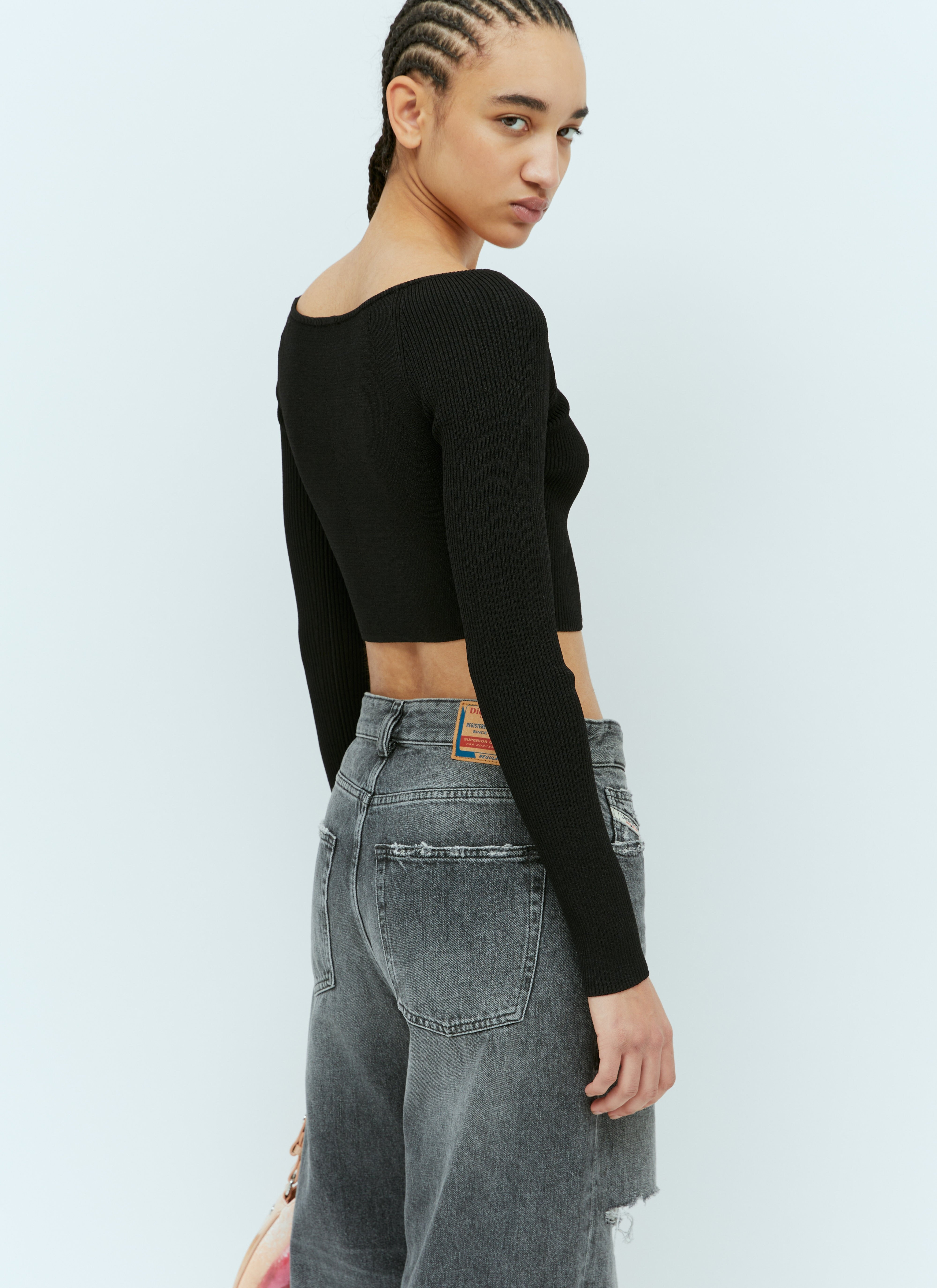 M-Vera-Ls Knit Crop Top - 5