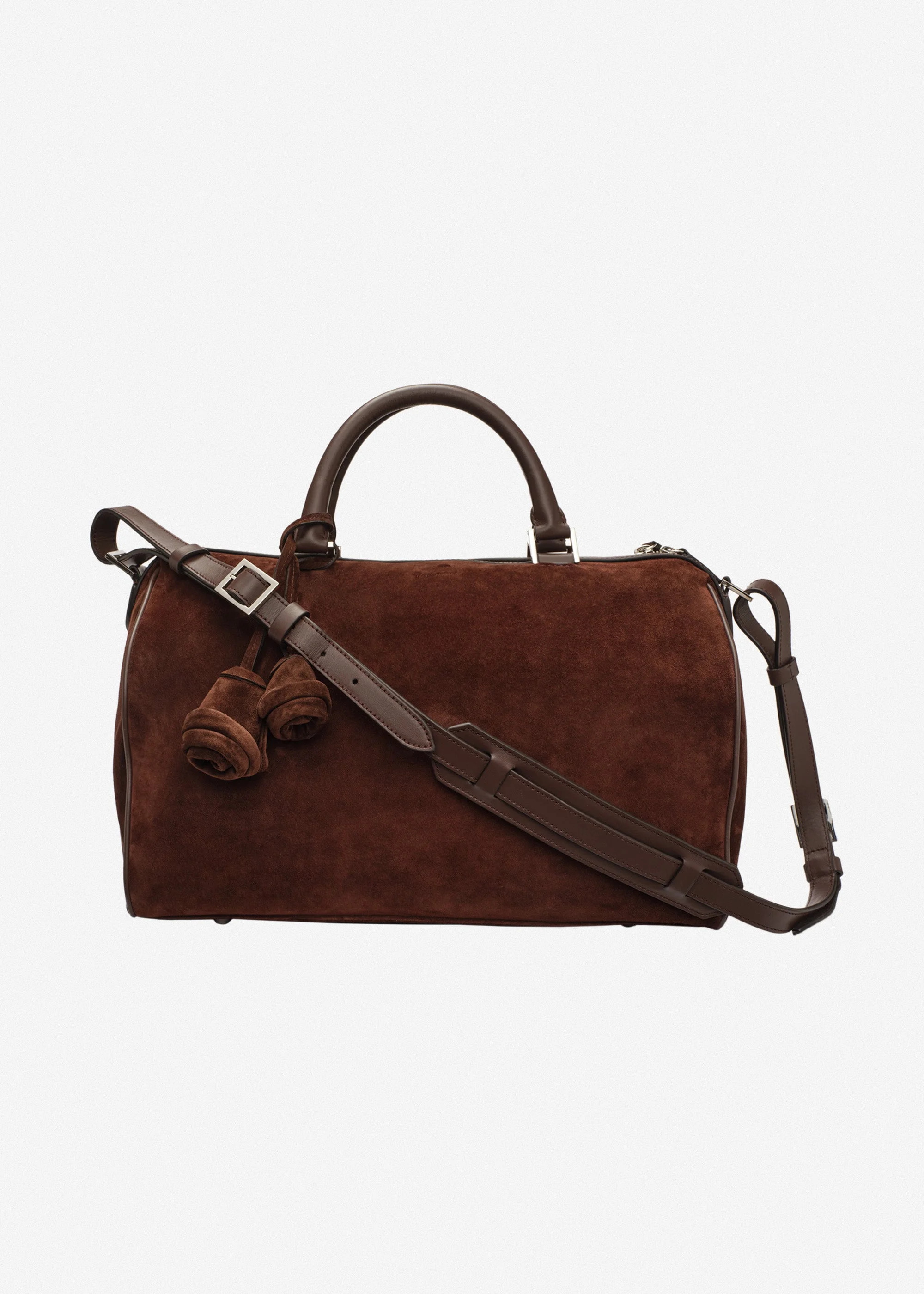 Varsovia bag in brown suede - 1