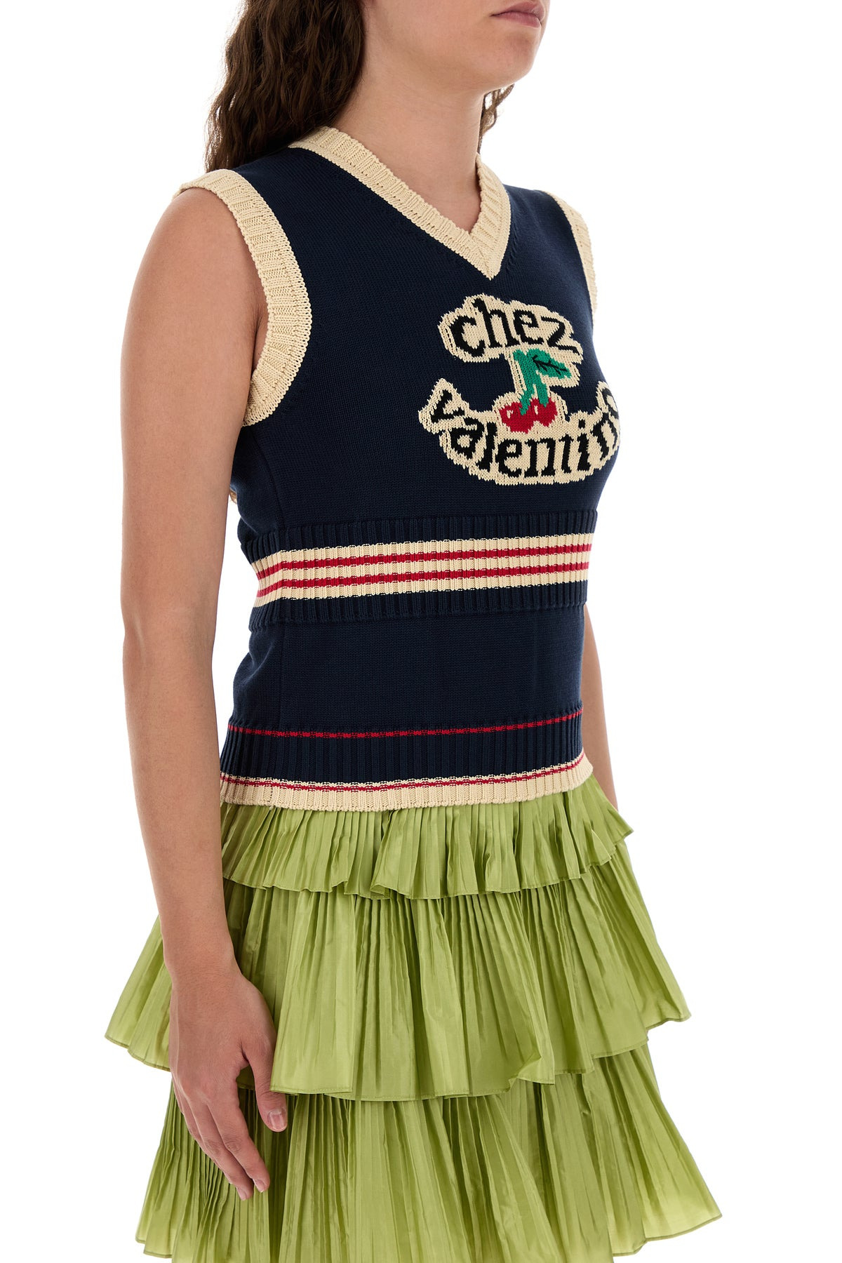 Midnight blue cotton vest - 3