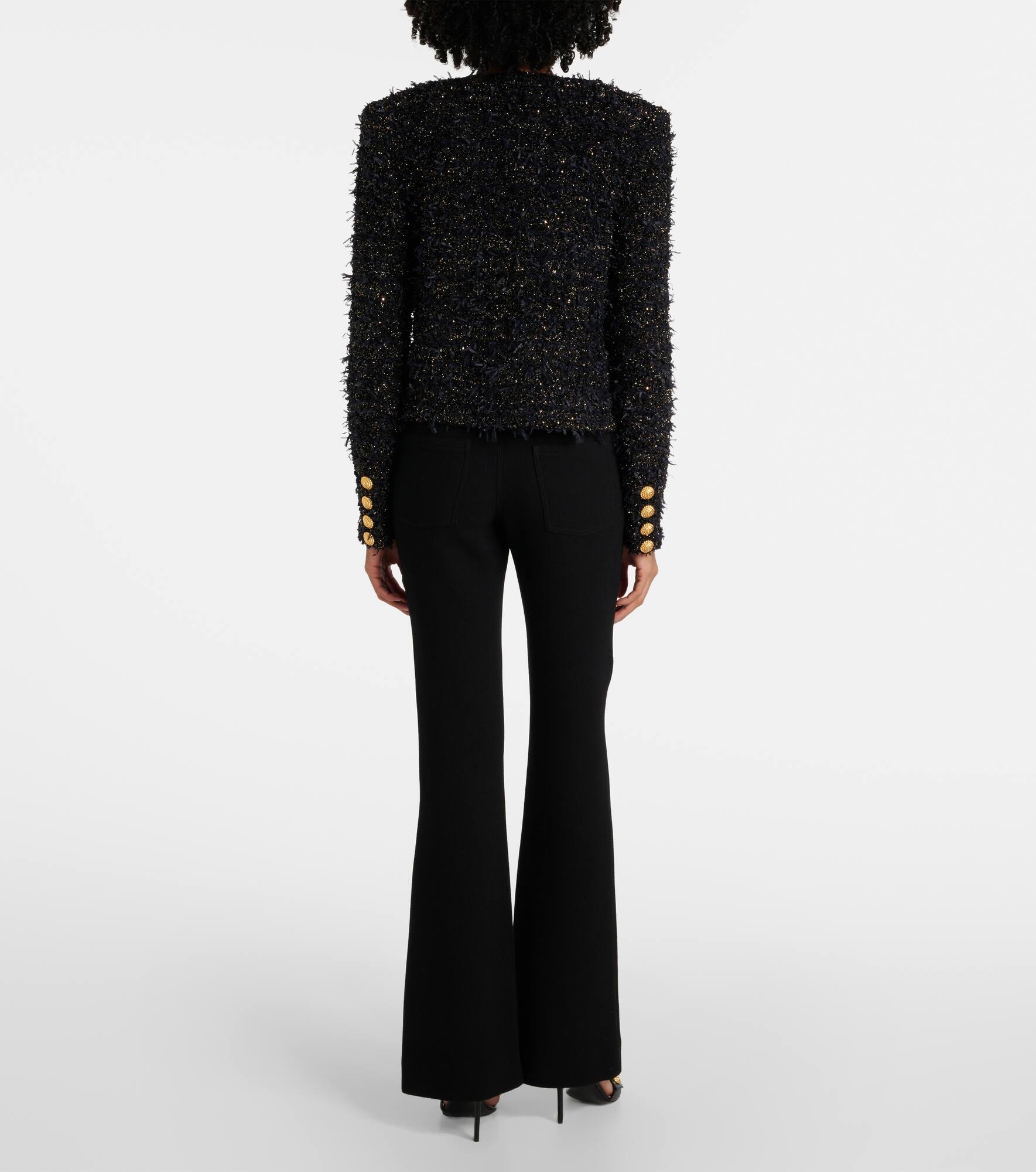 Lamé tweed jacket - 3