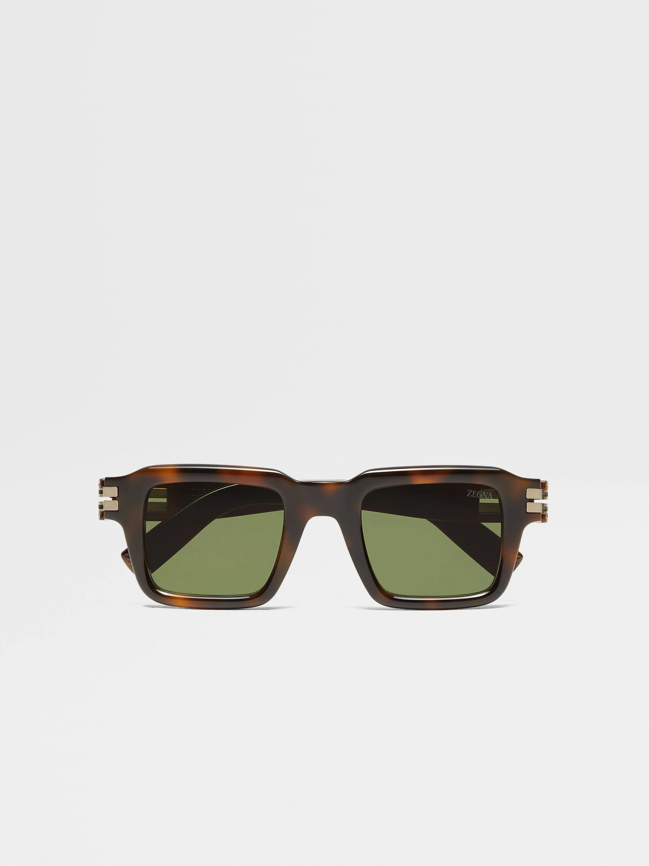 HAVANA BROWN ACETATE SUNGLASSES - 1