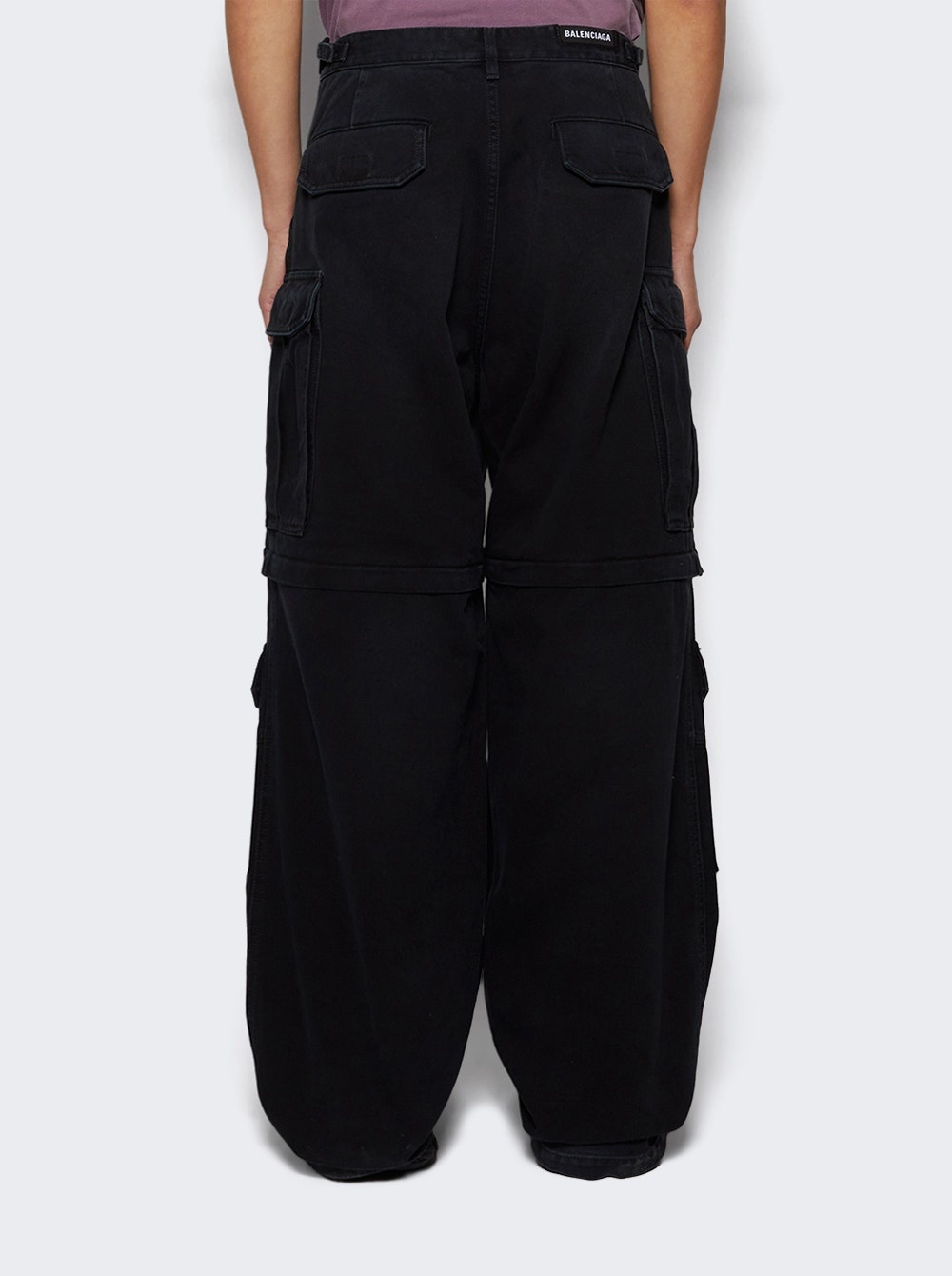 Cargo Pants Sunbleached Black - 4