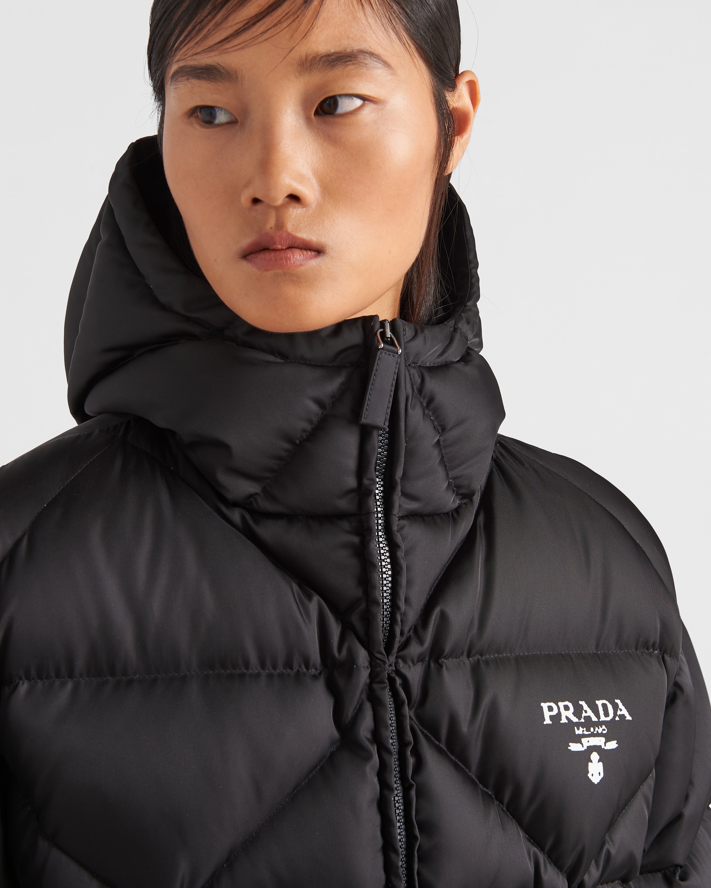 Oversized Re-Nylon Gabardine down jacket - 3