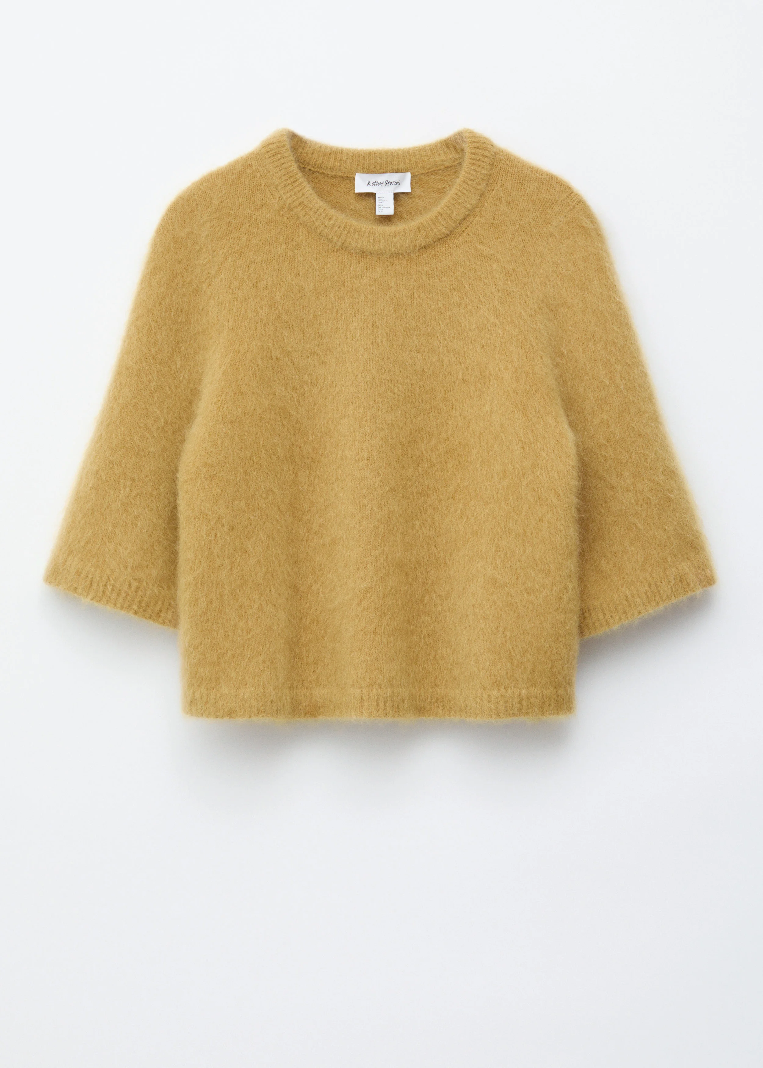 Mohair-Blend Knitted T-shirt - 1