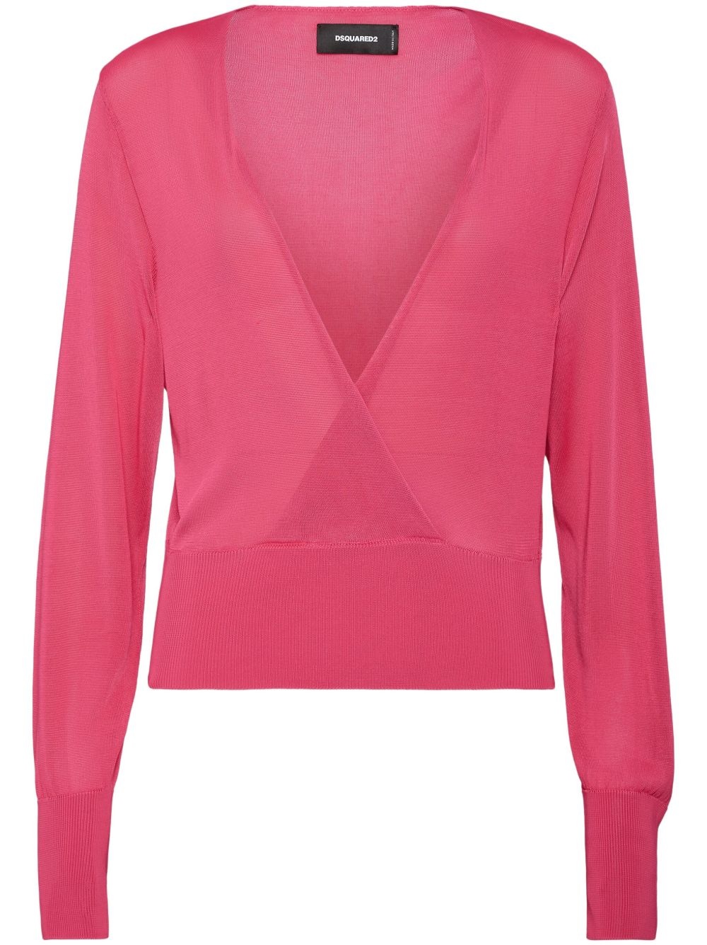 plunging V-neck jumper - 1