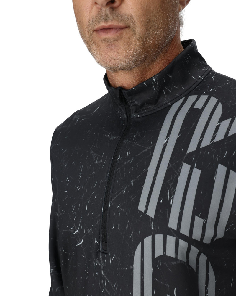 SPYDER Mens Podium Half Zip T-Neck - Snow Storm outlook
