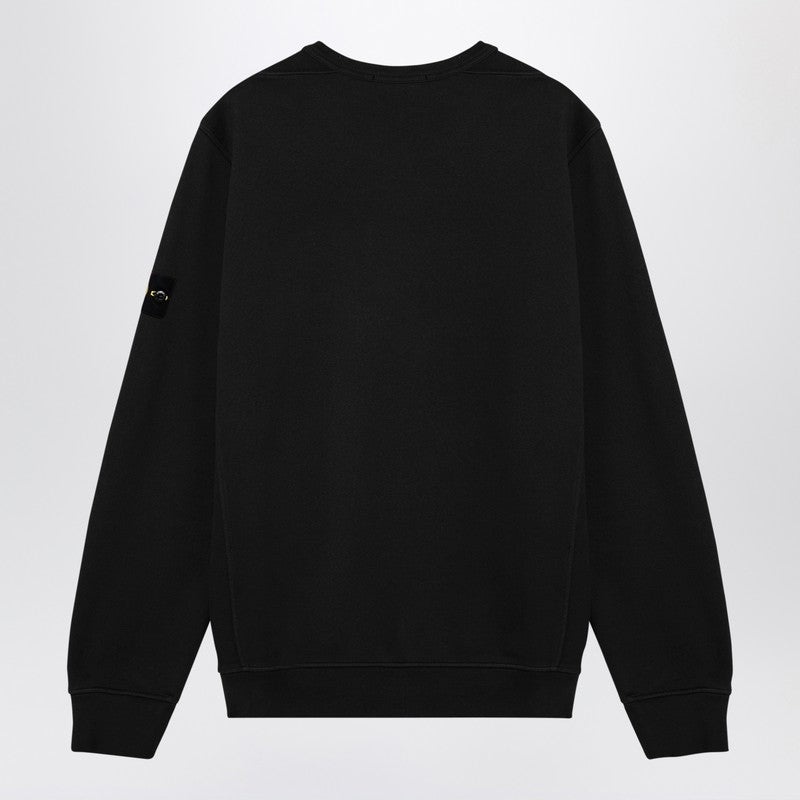 Stone Island Black Cotton Crew-Neck Sweatshirt Men - 2