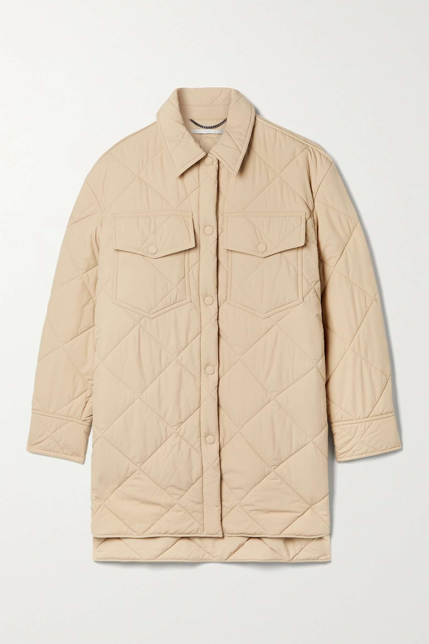 Oversized quilted padded shell jacket - 1