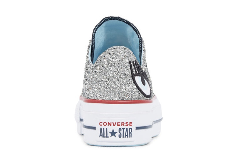 Converse (WMNS) Converse Chiara Ferragni x Chuck Taylor All Star Lift Ox 'Silver Red' 563833C outlook