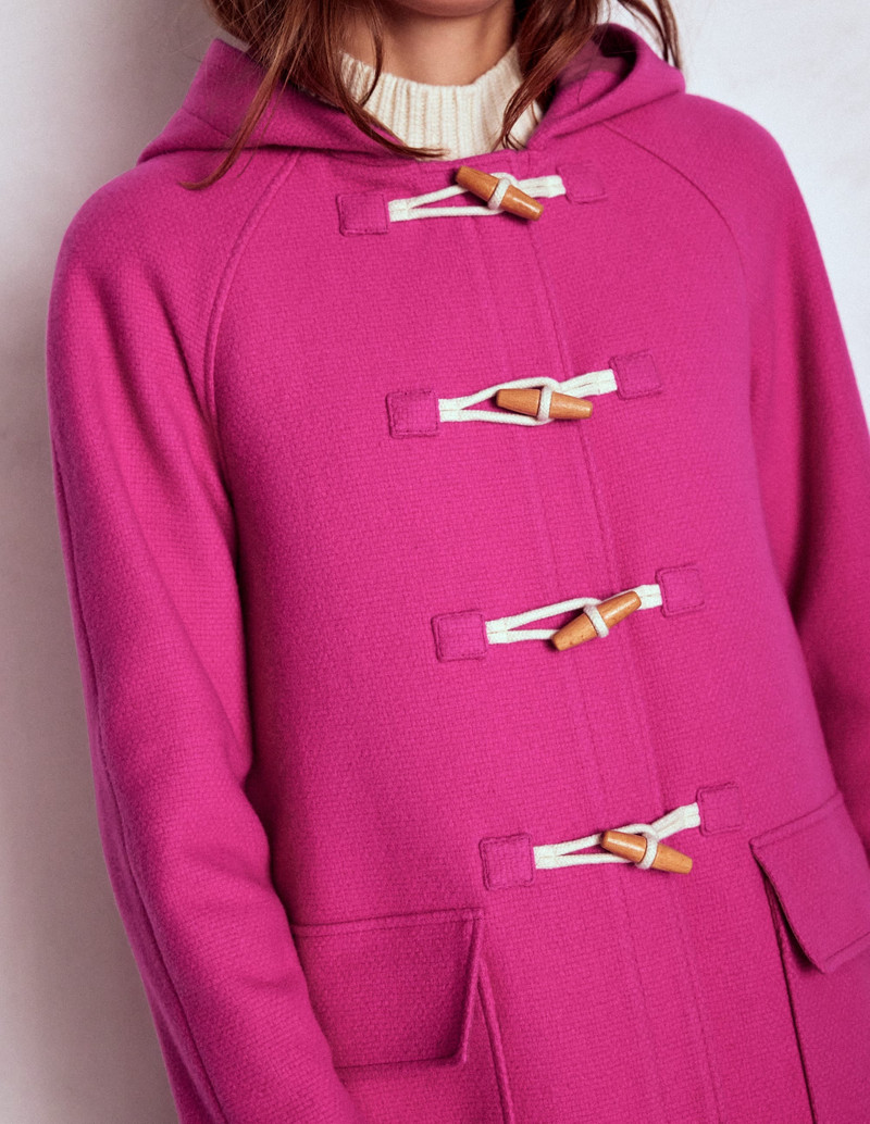 Swing Duffle Coat-Pink Peony 3