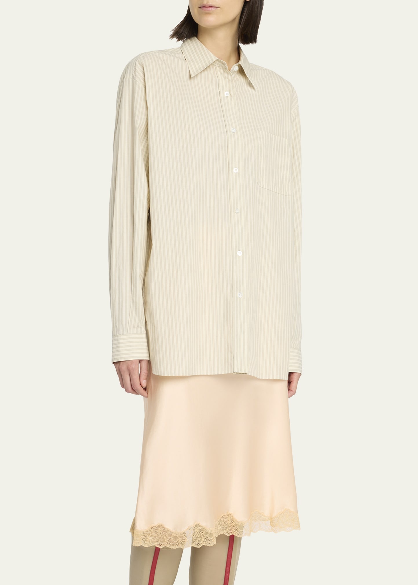 Nesson Stripe Button Down Shirt - 4