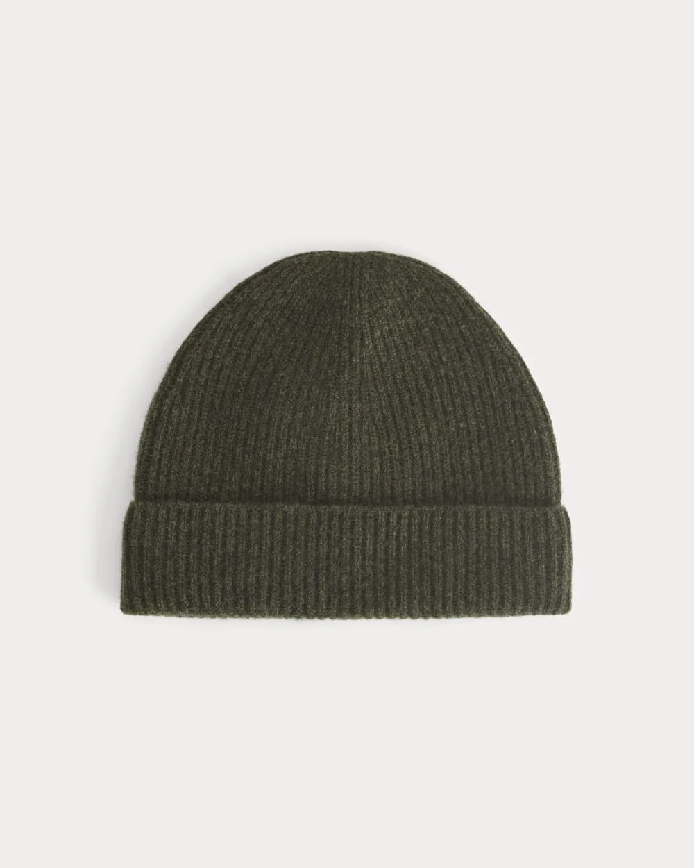 THE CASHMERE RIBBED BEANIE - 1