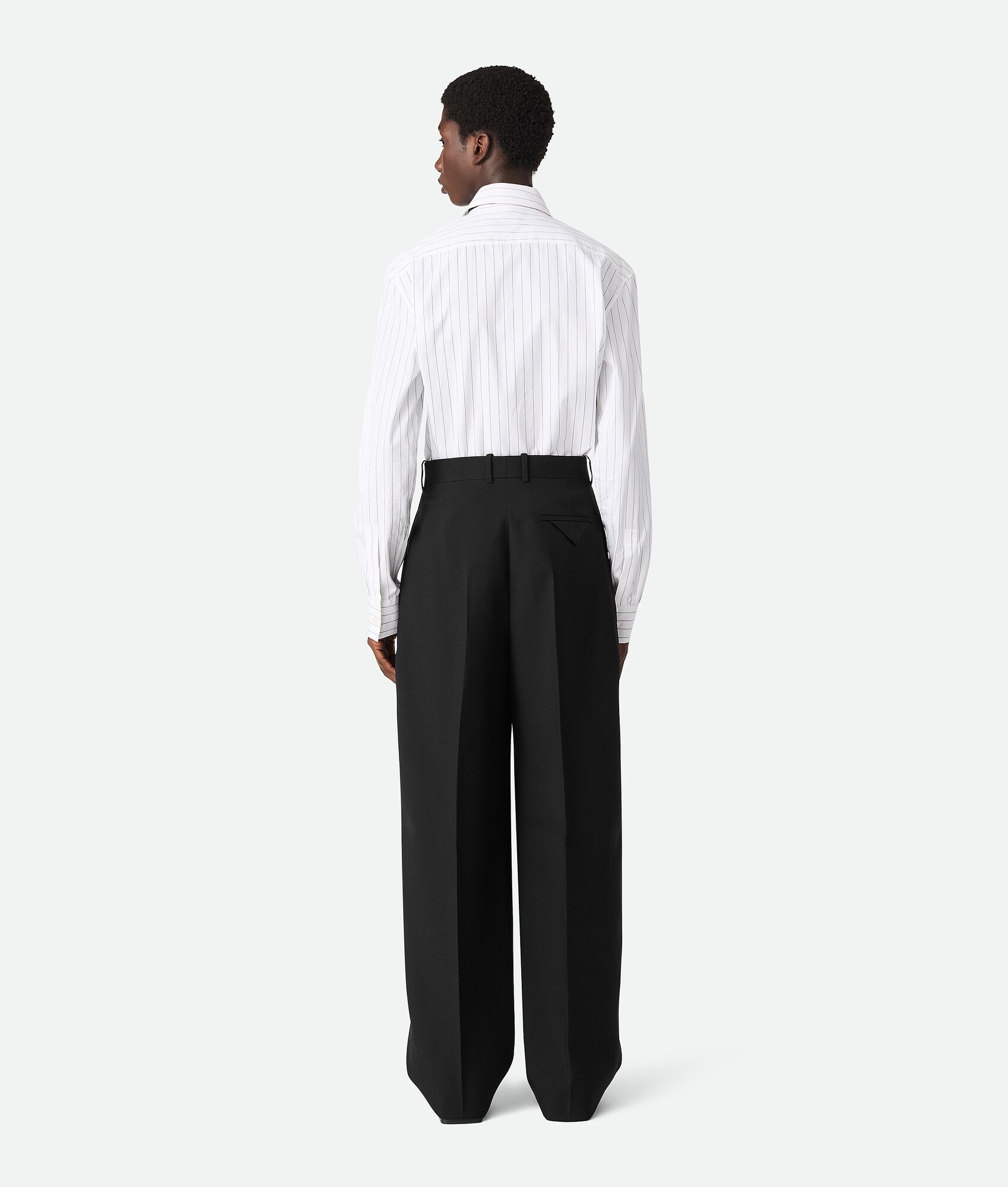 Sartorial Wool Straight Trousers - 3