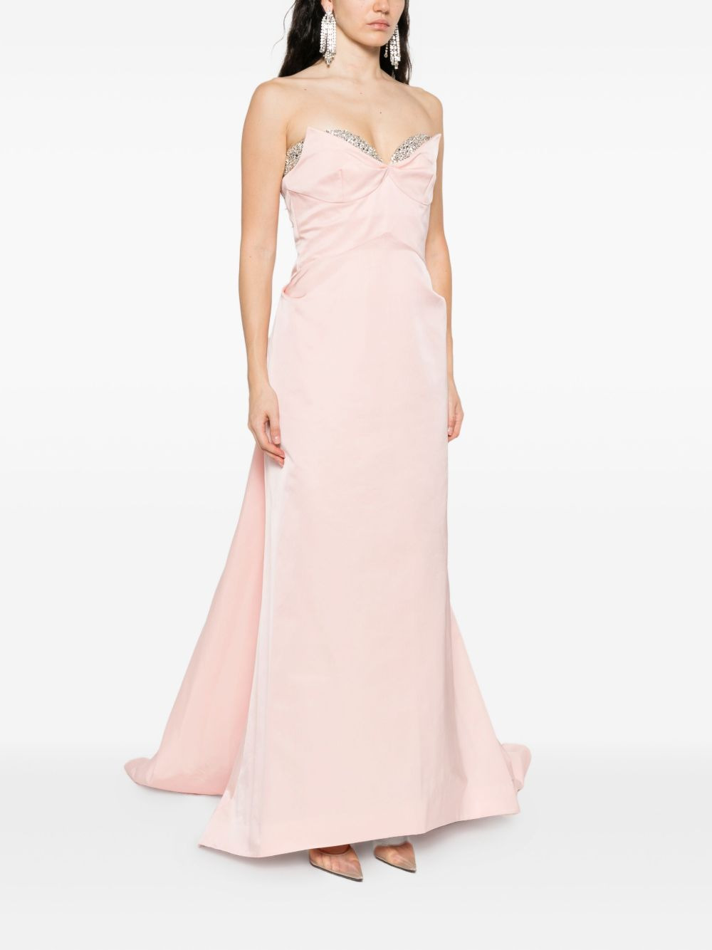 embellished layered dress - 3