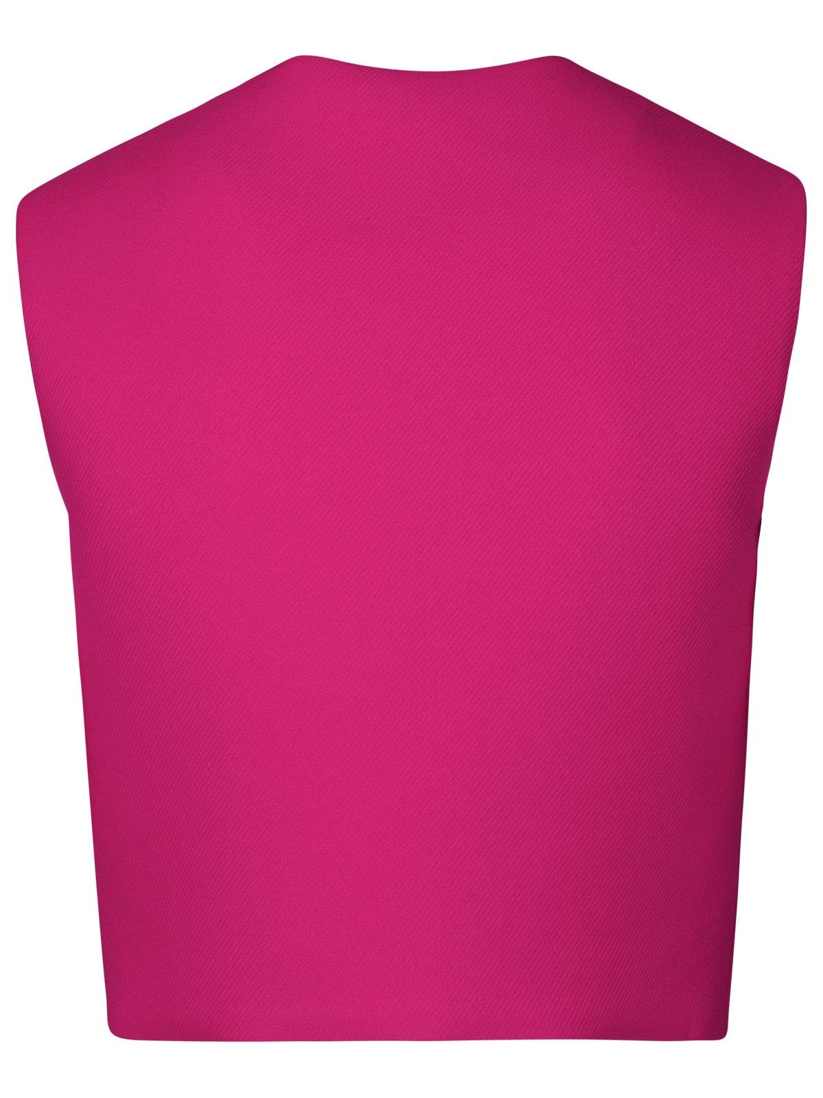 Versace Fuchsia Polyester Vest Woman - 3