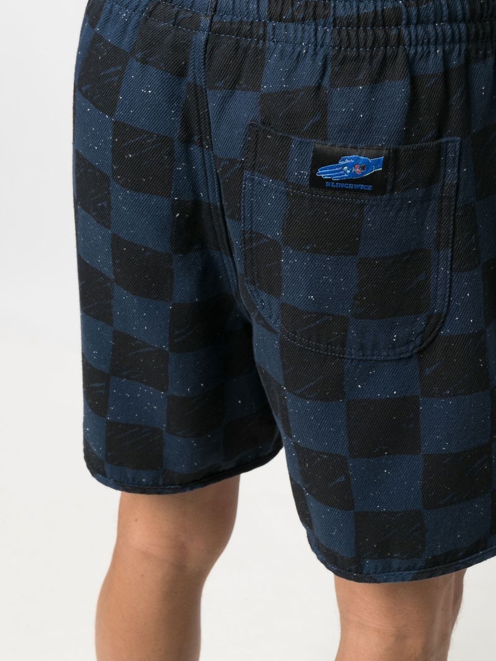 x Julian Klincewicz checkerboard deck shorts - 5