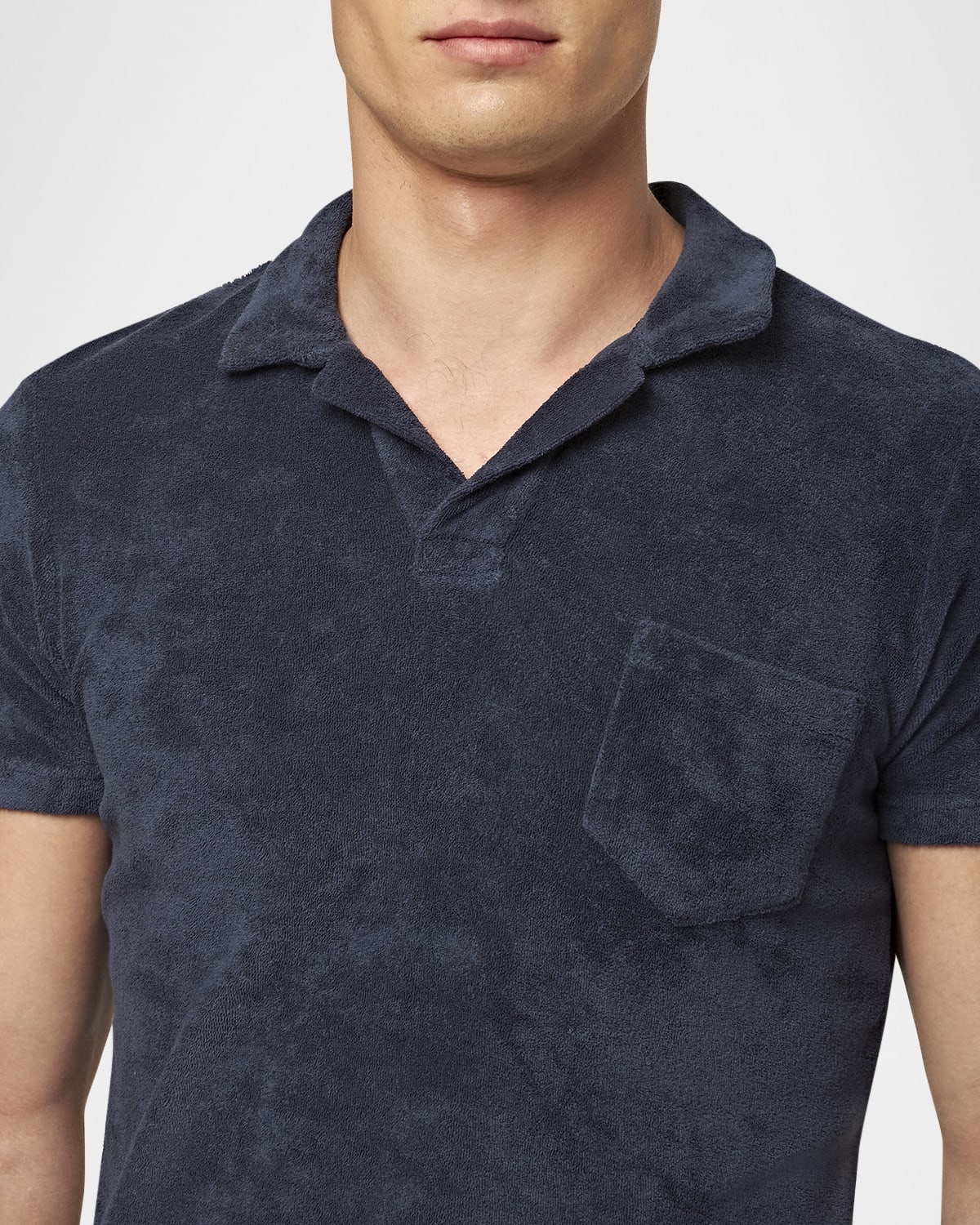 Men's Cotton Terry Polo Shirt - 7