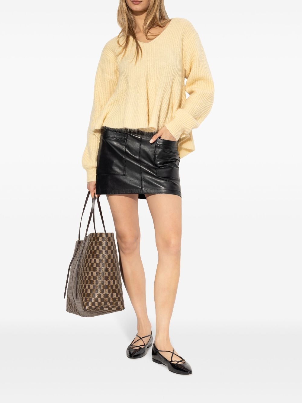 peplum-hem knit top - 2