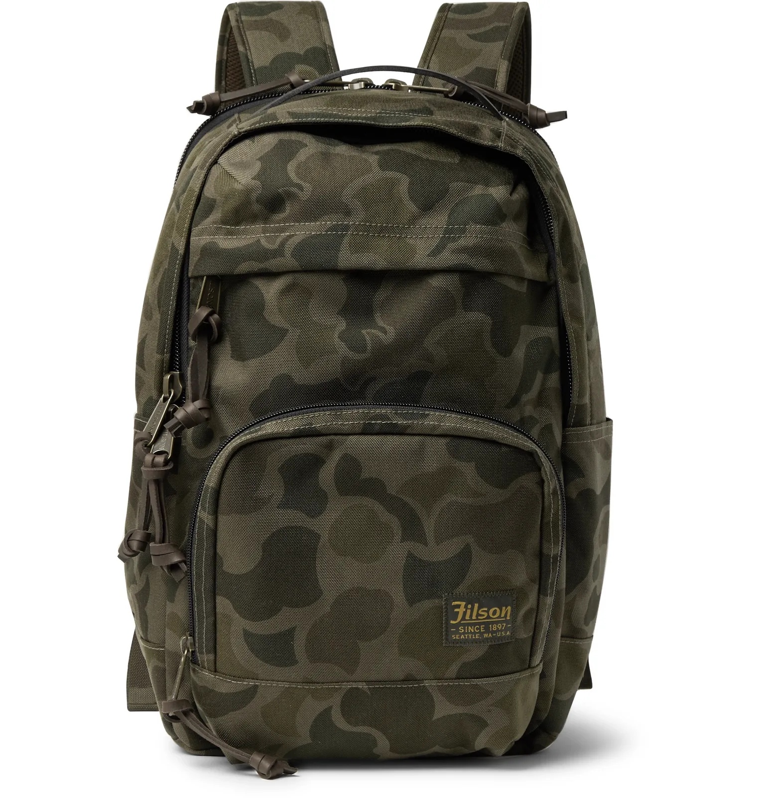 Dryden Leather-Trimmed CORDURA Backpack - 11