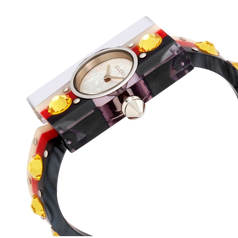 Gucci Vintage Web Mother of Pearl Dial Ladies Watch YA143524 - 2