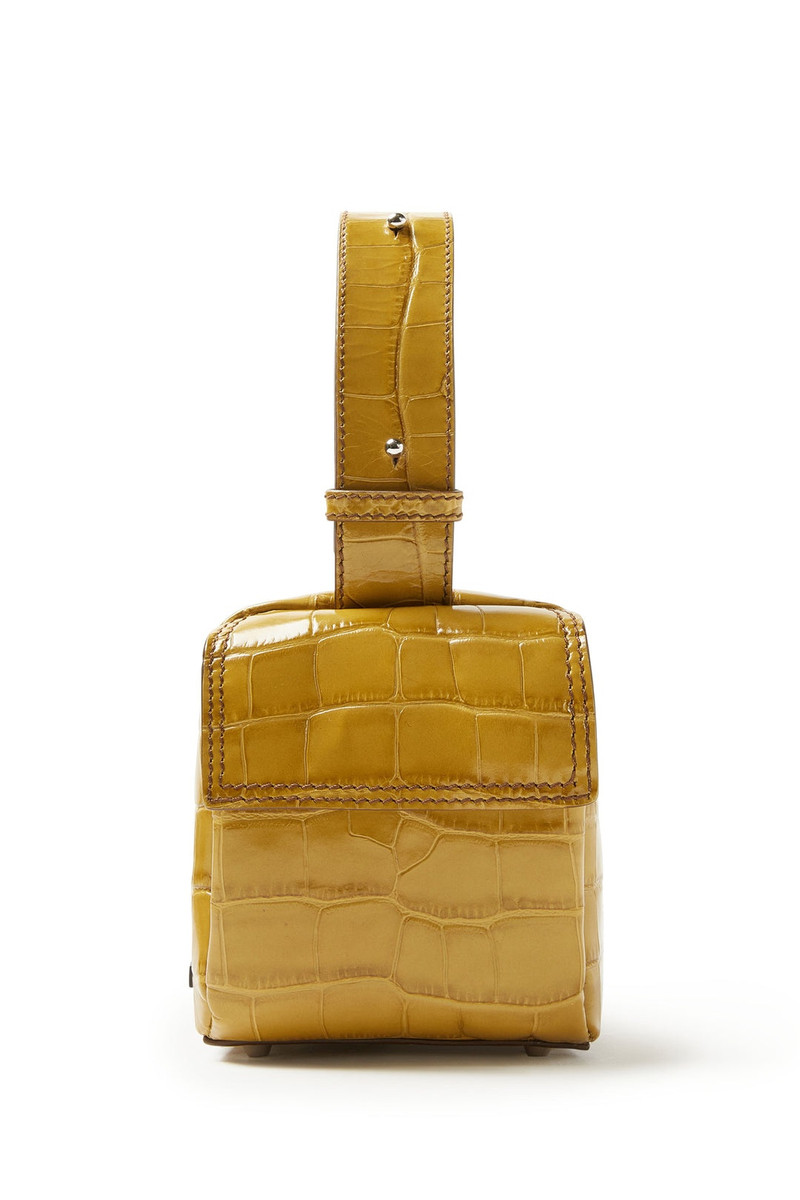 LACUBETTO BAG / gold croco 4