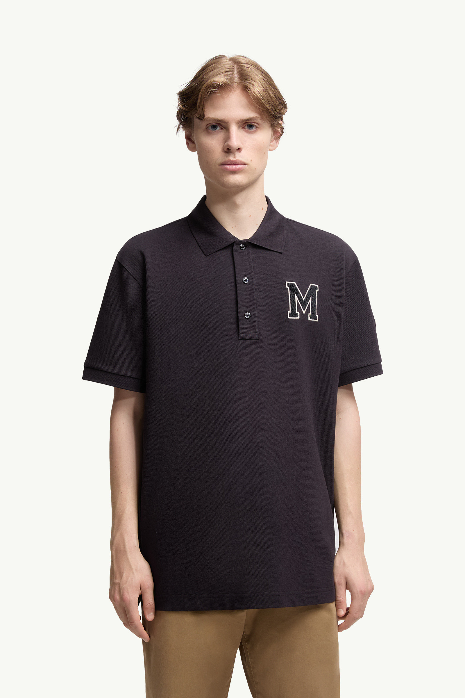Monogram Cotton Piquet Polo Shirt - 3