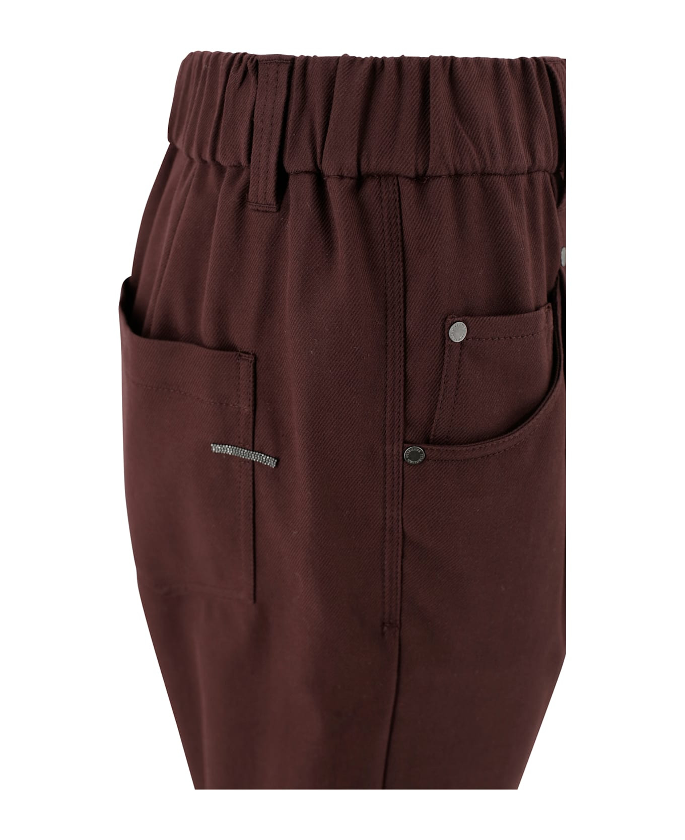 Baggy Cotton Trousers - 4