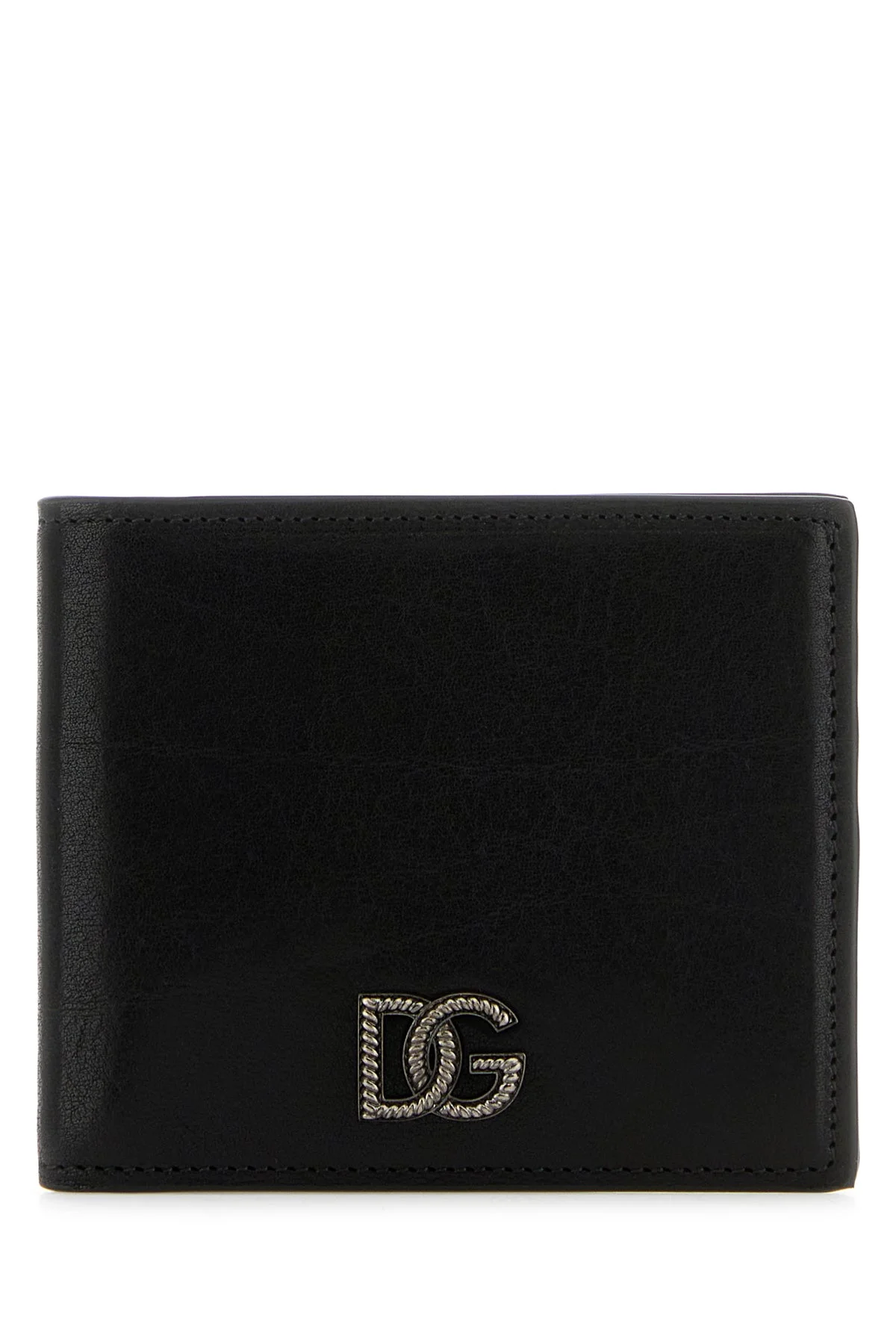 Black leather wallet - 1