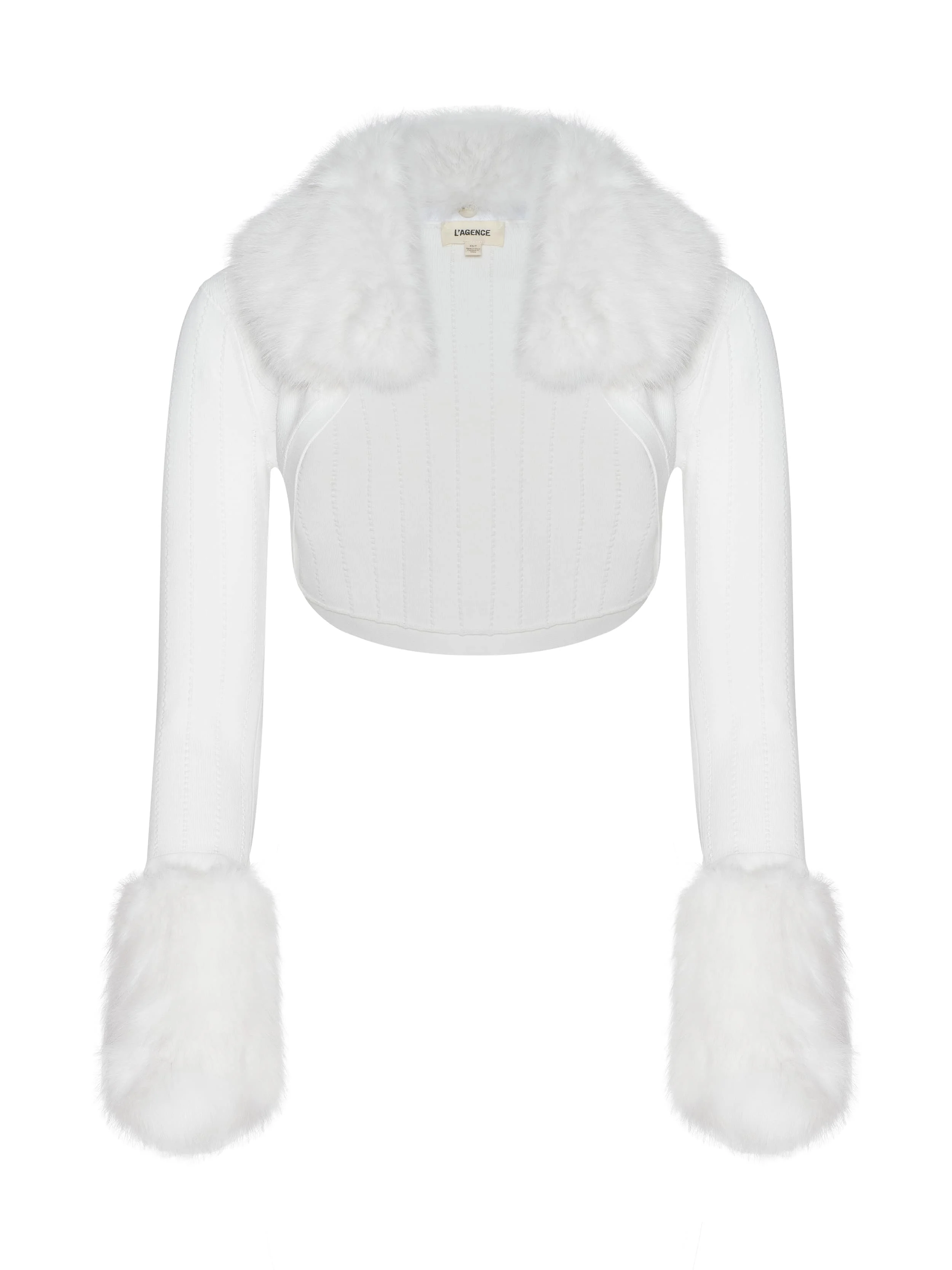 Haru Faux Fur Shrug - 1